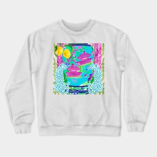 Blue panthers and lemon tree Crewneck Sweatshirt